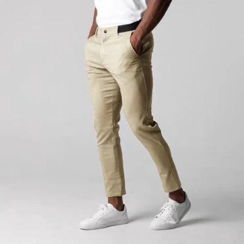 Men's Slim Business Casual Straight Pants