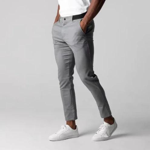 Men's Slim Business Casual Straight Pants