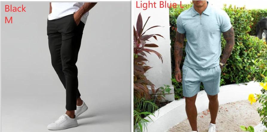 Men's Slim Business Casual Straight Pants