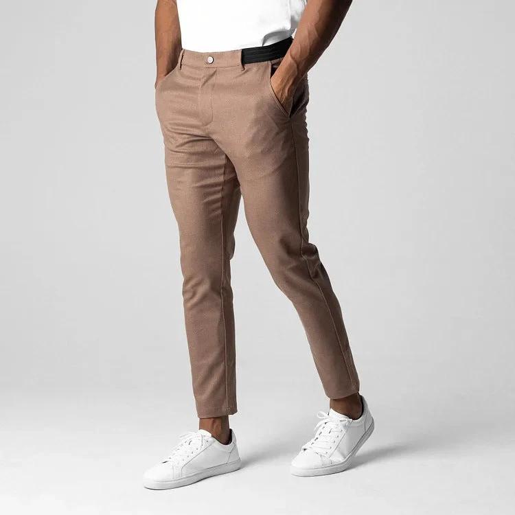 Men's Slim Business Casual Straight Pants