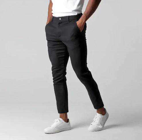 Men's Slim Business Casual Straight Pants