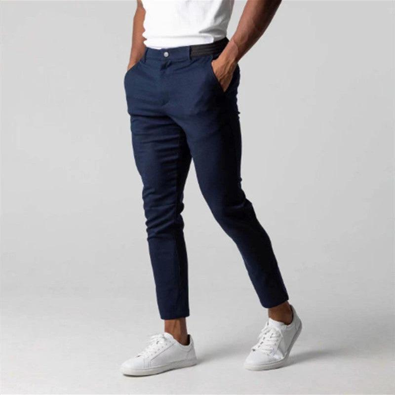 Men's Slim Business Casual Straight Pants